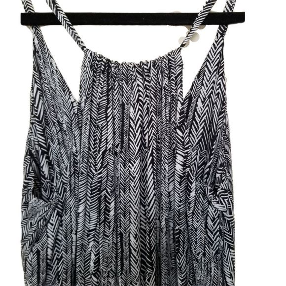 Splendid Black & White Arrow Jumpsuit S - Picture 15 of 16